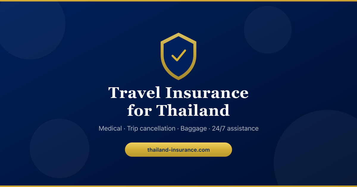What Does Travel Insurance for Thailand Actually Cover?